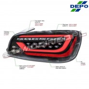 DEPO Lampy tylne LED Honda S2000 AP1 AP2